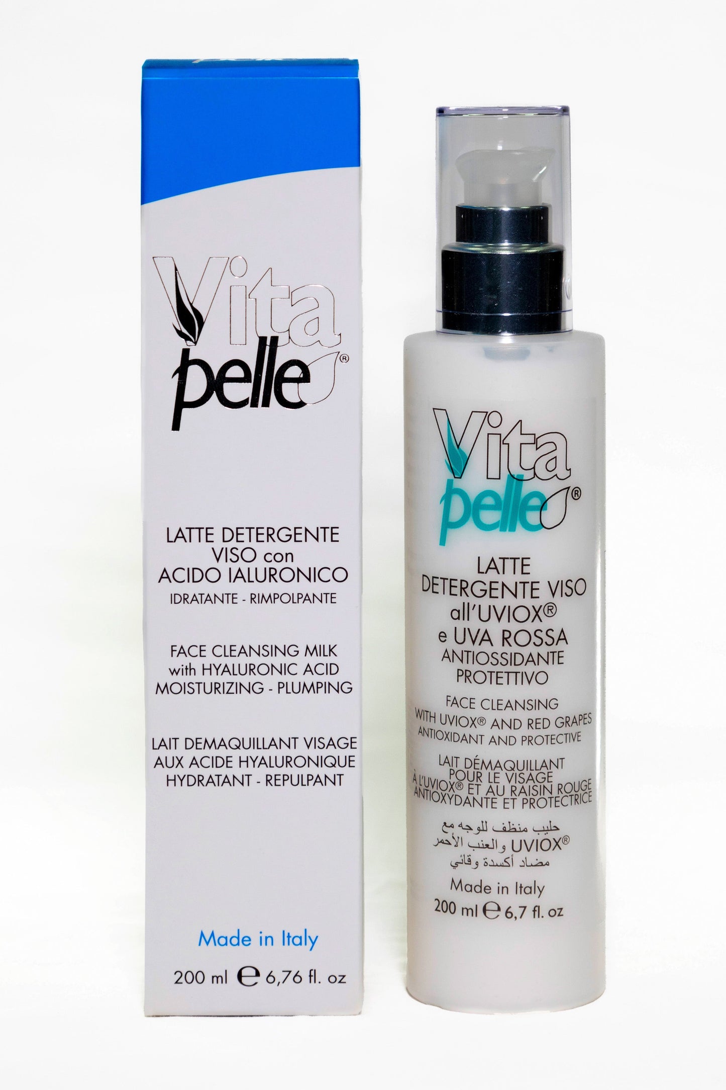 Latte Detergente Viso all'Acido Ialuronico 200 ml