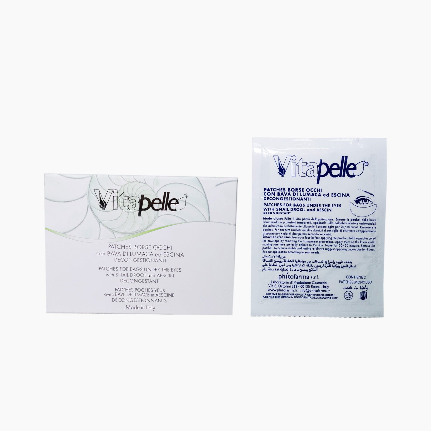 Patches Borse Occhi Bava di Lumaca 4 trattamenti