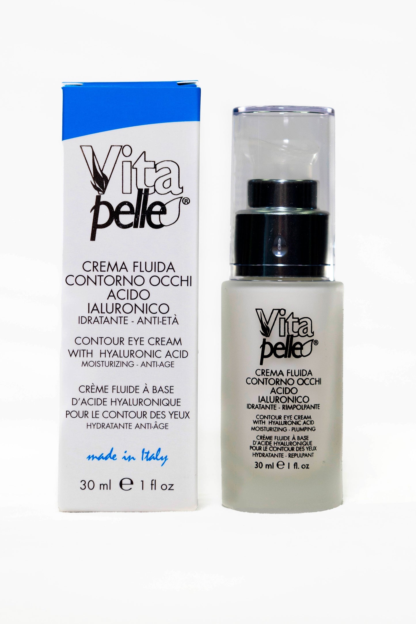 Crema Fluida Contorno Occhi all'Acido Ialuronico 30 ml