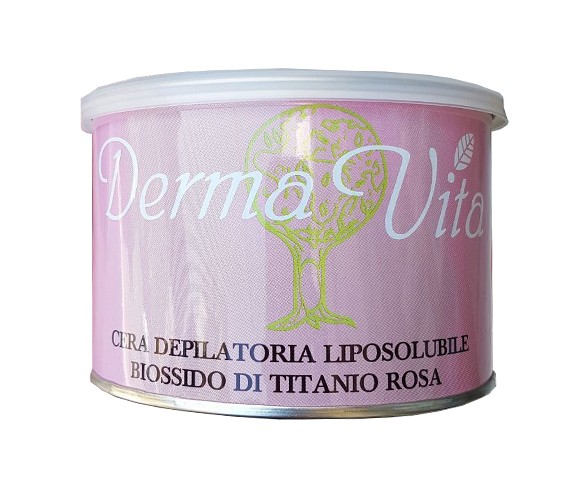 Cera depilatoria liposolubile biossido di titanio rosa